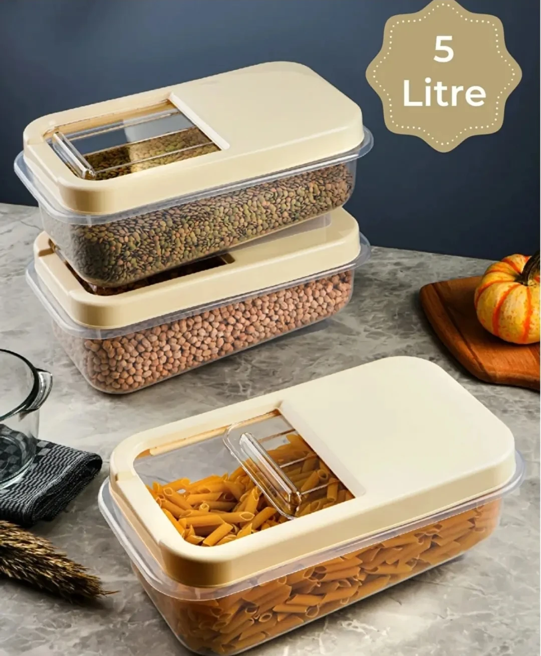 5 Litrlik Siyirtməli Saxlama Qabı