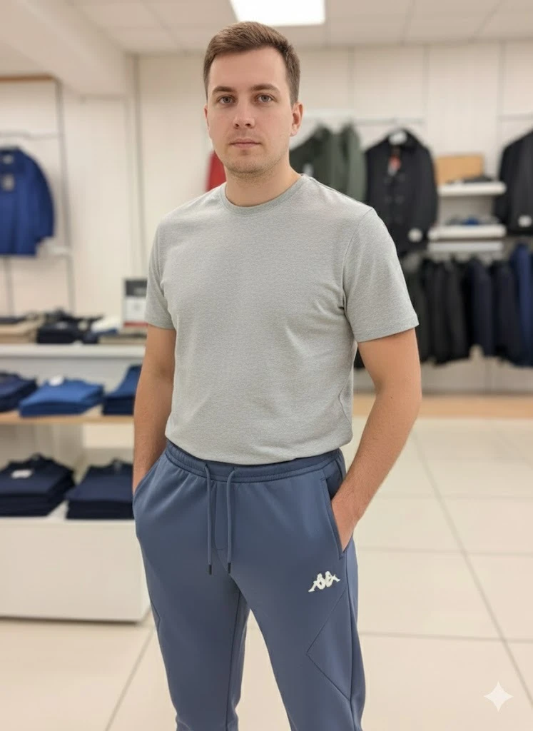 Kappa Kişi Mavi İdman Şalvarı