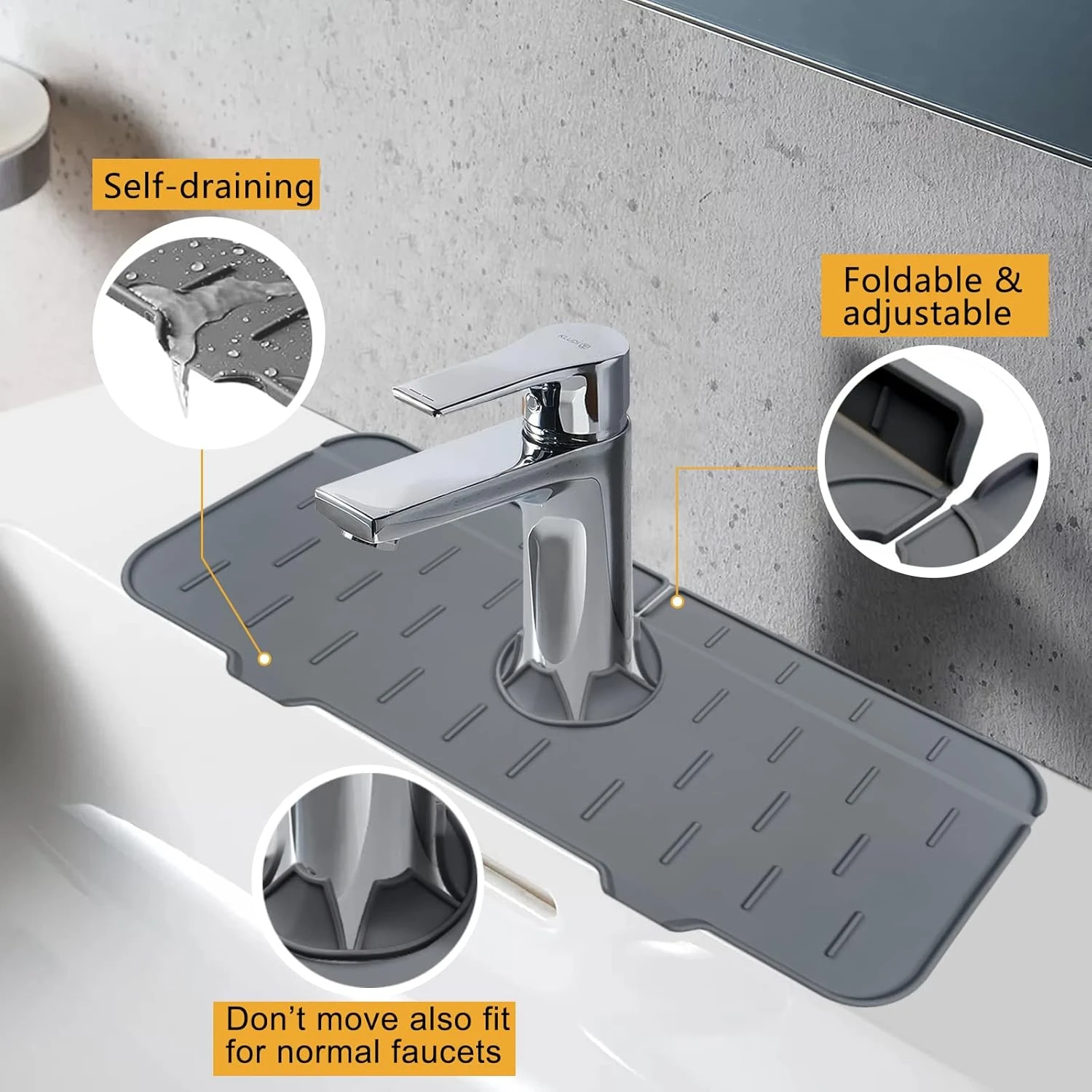 Arispa Kran Yanı Silikon Mat