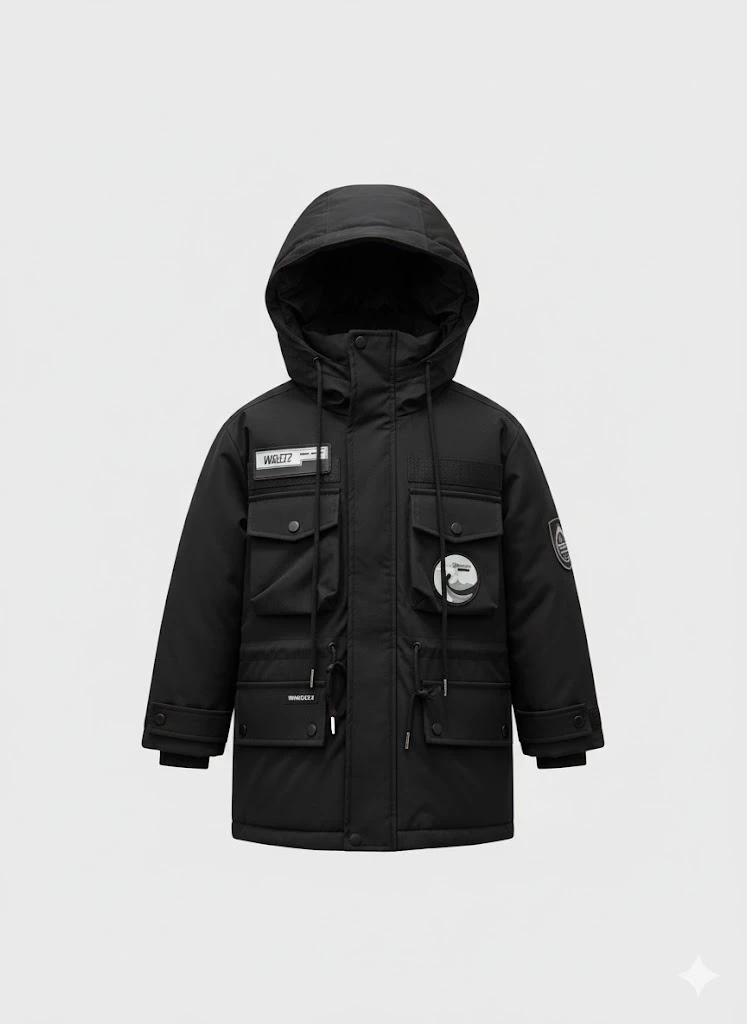 Uşaq üçün Qara "Waltz" Şişmə Gödəkçə