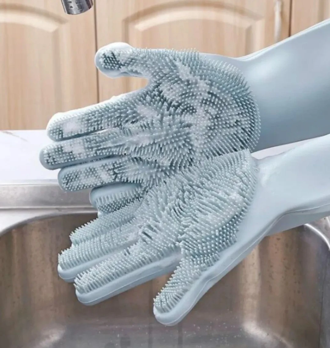 Silikon Təmizlik Əlcəyi