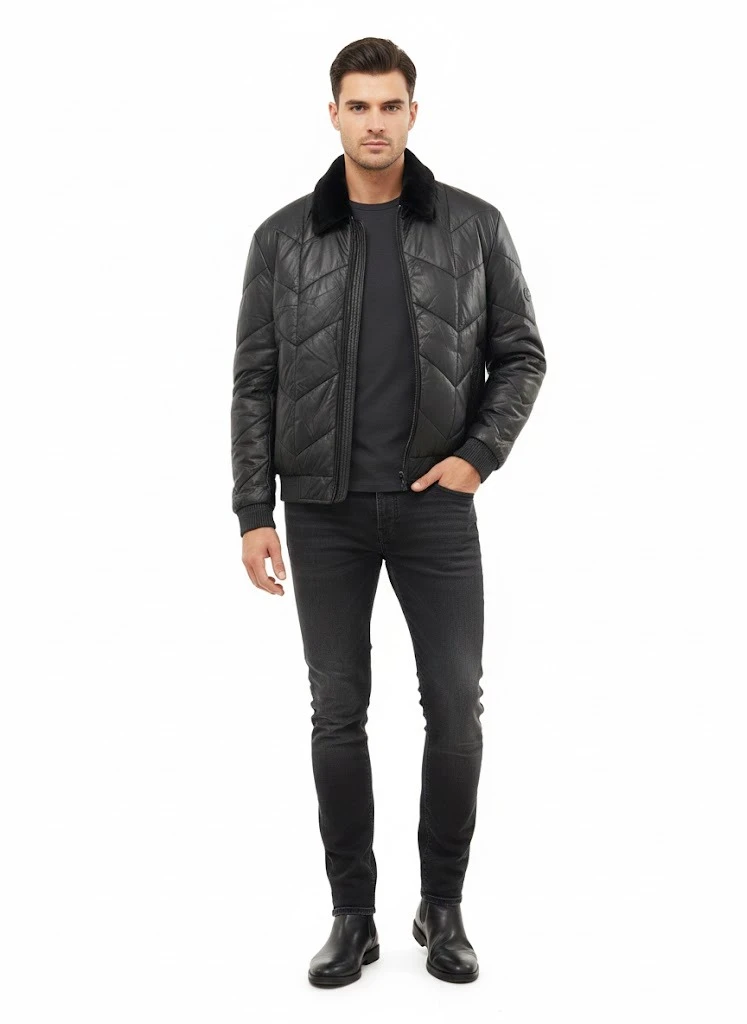 kişi Qara Şişmə Gödəkçə