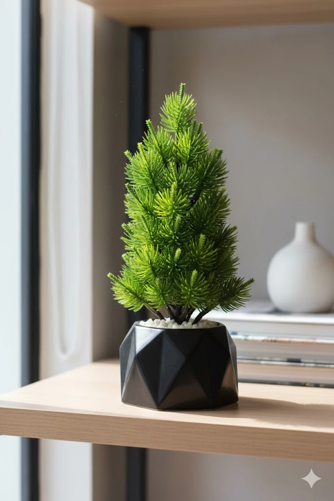 Dekorativ Mini Süni Şam Ağacı