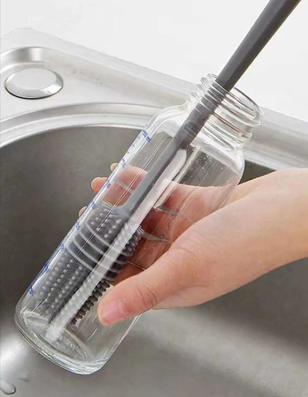 Silikon Qab və Butulka Fırçası