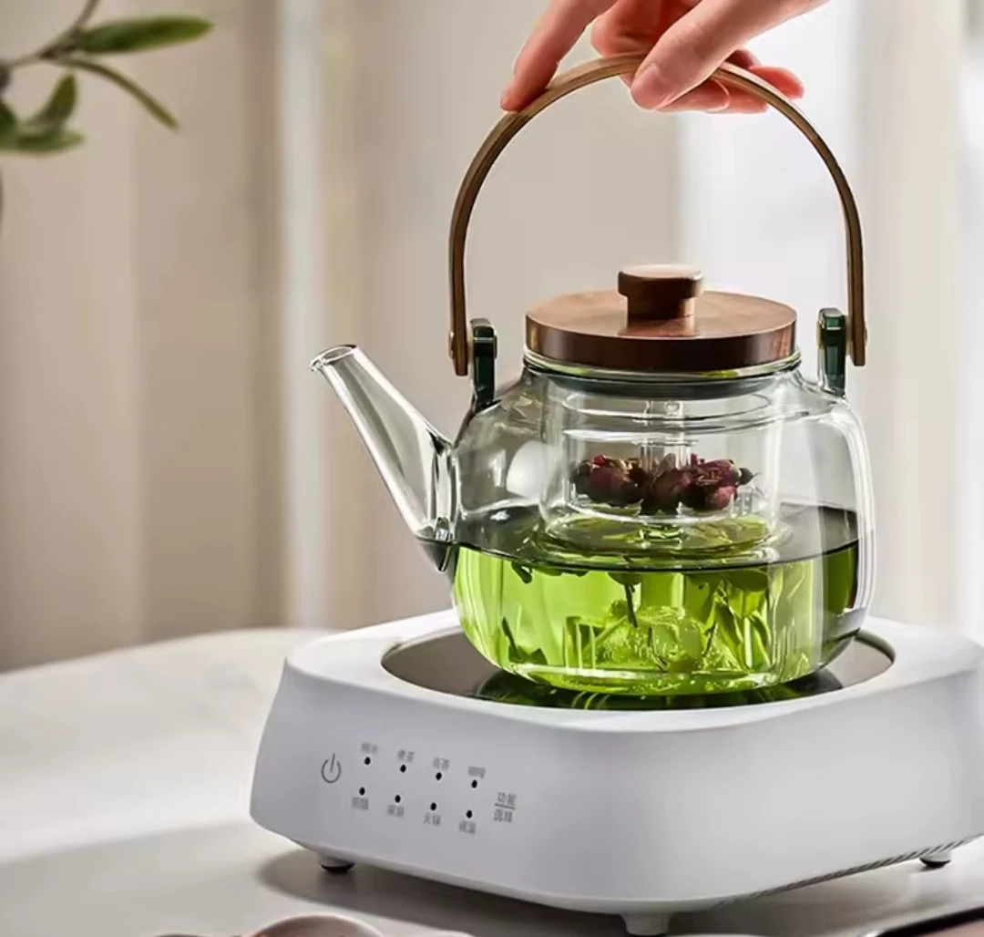 Bambuk Qulplu Şüşə Dəmlik 750 ml