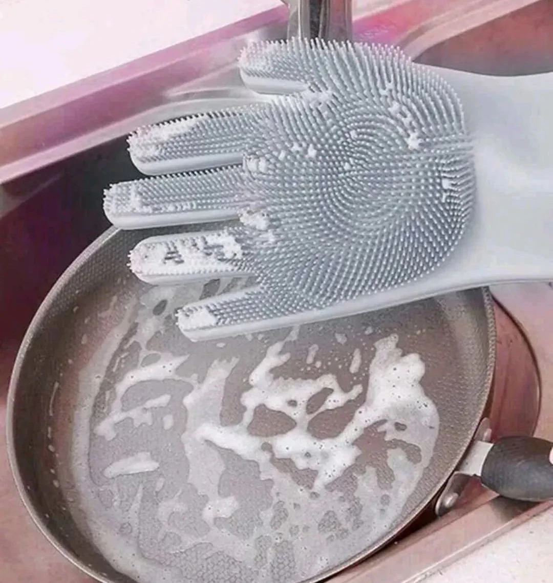 Silikon Təmizlik Əlcəyi